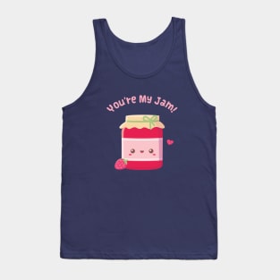 You Are My Jam, Strawberry Jam Bottle Tank Top